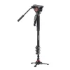 Manfrotto Monopods>XPRO 4-Section Aluminium Monopod with Fluid Head & FLUIDTECH Base