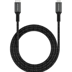 Microdia Cables & Connectors>ExeCable Nylon PD60W 1.3m USB-C to Lightning Cable - Charcoal