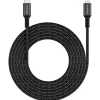 Microdia Cables & Connectors>ExeCable Nylon PD60W 2.6m USB-C to Lightning Cable - Charcoal