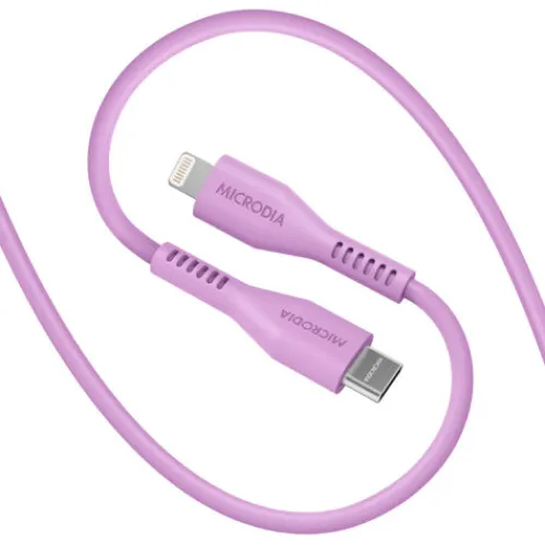 Microdia Cables & Connectors>Fruitywire Liquid Silicon PD60W 1.3m USB-C to Lightning Cable - Lavender