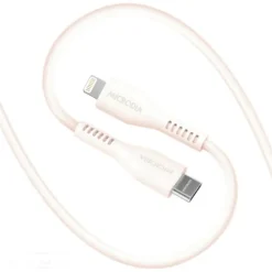Microdia Cables & Connectors>Fruitywire Liquid Silicon PD60W 2.6m USB-C to Lightning Cable - Pearl White