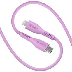 Microdia Cables & Connectors>Fruitywire Liquid Silicon PD60W 2.6m USB-C to Lightning Cable - Lavender