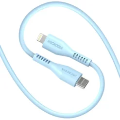 Microdia Cables & Connectors>Fruitywire Liquid Silicon PD60W 1.3m USB-C to Lightning Cable - Baby Blue