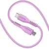 Microdia Cables & Connectors>Fruitywire Liquid Silicon USB-C to USB-C 100W 1.3m - Lavender