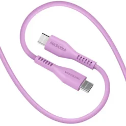 Microdia Cables & Connectors>Fruitywire Liquid Silicon USB-C to USB-C 100W 1.3m - Lavender