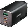 Microdia Ac Adapters>SMARTCube Nano 65W Tri Port GaN Wall Charger - Black