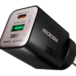 Microdia Ac Adapters>SMARTCube Nano 30W GaN Wall Charger - Black