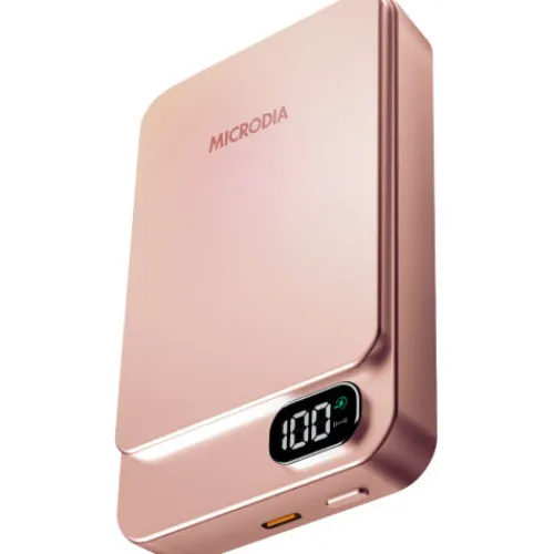 Microdia Usb Power Banks>SnapPower Aluminaire 35W (15W + 20W) Magnetic Power Bank 10,000mAh - Rose Gold