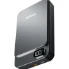 Microdia Usb Power Banks>SnapPower Aluminaire 35W (15W + 20W) Magnetic Power Bank 10,000mAh - Charcoal