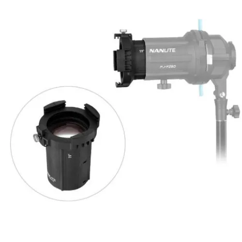 Nanlite Flash Diffusers & Modifiers>19 Degree Lens for Forza FM Mount Projection Attachment
