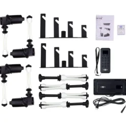 Nanlite Light Stands, Backgrounds & Mounting>BE-4R Motorised Background - 4 Roll Kit with Remote Control