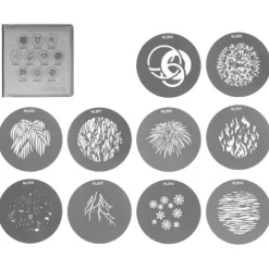 Nanlite Flash Diffusers & Modifiers>Bowens Mount Projection Attachment Gobo Set 2