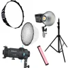 Nanlite Studio Lighting Kits>Creative Light Kit - Includes a Forza 60B MK II, Softbox, Grid, Projector Attachment, Pavotube 6C and Stand