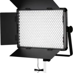 Nanlite Video & Led Lighting>1200DSA DMX LED Panel with VLock Battery Feature and Barn Doors