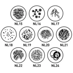 Nanlite Flash Diffusers & Modifiers>Forza FM Mount Projection Attachment GOBO Set 2