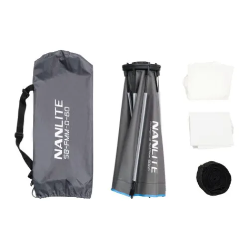 Nanlite Reflectors, Softboxes & Umbrellas>Octagonal Softbox 60cm for Forza 60 FC-60B FC-120B
