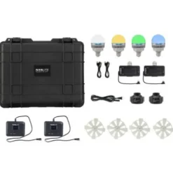 Nanlite Studio Lighting Kits>PavoBulb 10C RGB LED E27 Bulb - 4 Kit