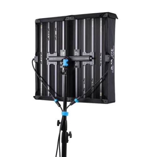 Nanlite Mounting Hardware|Light Stands, Backgrounds & Mounting>Pavoslim 120B/120C Dual Panel Coupler and Softbox Kit