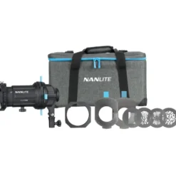 Nanlite Flash Diffusers & Modifiers>Projection Attachment with 19 Degree Lens for Forza FM Mount