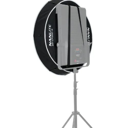 Nanlite Reflectors, Softboxes & Umbrellas>SB-CP200-R Round Softbox for Compac 200 and 200B