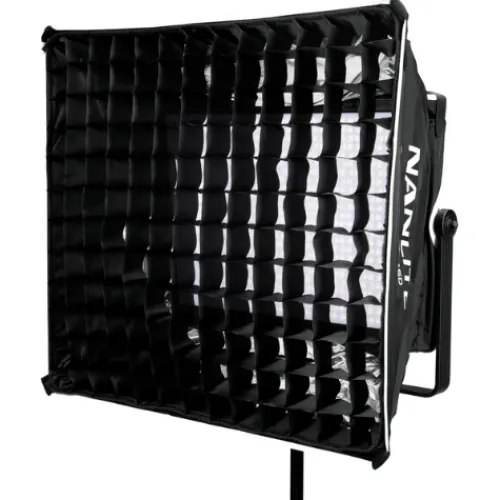 Nanlite Reflectors, Softboxes & Umbrellas>SB-MP150 Softbox and Eggcrate Grid for Mixpanel 150