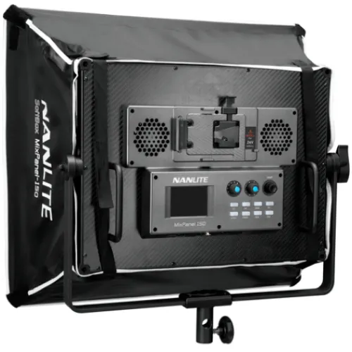Nanlite Reflectors, Softboxes & Umbrellas>SB-MP150 Softbox and Eggcrate Grid for Mixpanel 150