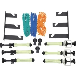 Nanlite Light Stands, Backgrounds & Mounting>Studio Background - 3 Roller Support Bracket System for 3 Paper Backdrops