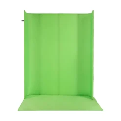 Nanlite Mounting Hardware|Light Stands, Backgrounds & Mounting>1822U Self Standing Chromakey Green Screen Kit with 4 LED Strip Lights