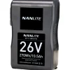 Nanlite Battery Chargers & Plates>V-Mount battery BT-V-26V270 26V 270Wh