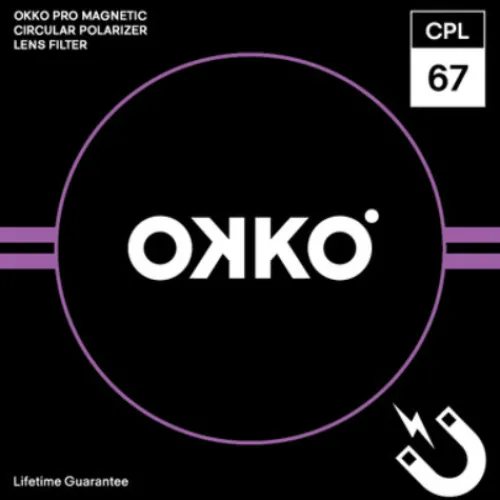 OKKO Polarising Filters>67mm Pro Magnetic CPL Circular Polarising Filter