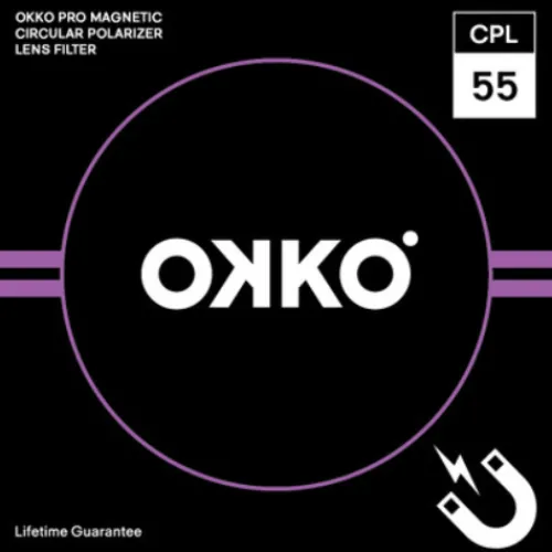 OKKO Polarising Filters>55mm Pro Magnetic CPL Circular Polarising Filter