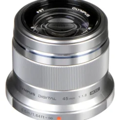 Olympus Micro Four Thirds Mount>M.Zuiko 45mm f/1.8 Lens - Silver
