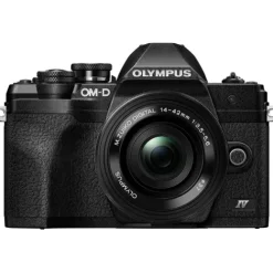 Olympus Mirrorless Cameras>OM-D E-M10 MkIV Body + M.Zuiko 14-42mm III EZ Lens - Black
