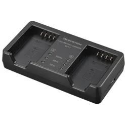 Olympus Battery Chargers & Plates>OM SYSTEM BCX-1 Dual Battery Charger for BLX-1 Batteries