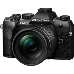 OM SYSTEM Mirrorless Cameras>OM-5 Mark II with M.Zuiko Digital ED 12-45mm f/4 Pro Lens - Black