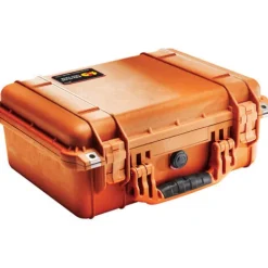 Pelican Hard Cases>1450 Medium Camera Case with Foam - Orange