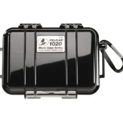 Pelican Hard Cases>1020 Micro Case - Black with Black Liner