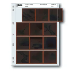 Print File Presentation & Archiving|Darkroom Supplies>120mm Archival Storage for Negatives – 4 Strips x 3 Frames – 25 Sheets