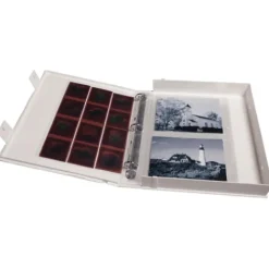 Print File Presentation & Archiving>Vue-All Archival Safe-T-Binder with O-Ring (White)