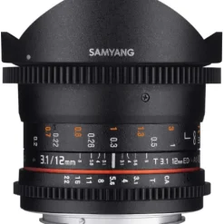 Samyang Cinema Lenses|Nikon F Mount>12mm T3.1 VDSLR UMC II Cinema Lens for Nikon