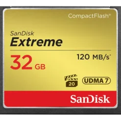 Sandisk Cf Memory Cards>Extreme Compact Flash 32GB 120MB/s Memory Card