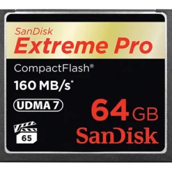 Sandisk Cf Memory Cards>Extreme Pro 64GB Compact Flash 160MB/s Memory Card