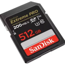 Sandisk Sd Memory Cards>Extreme Pro 512GB SDXC UHS-I 200MB/s Memory Card - V30