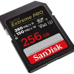 SanDisk Sd Memory Cards>Extreme Pro 256GB SDXC UHS-II 280MB/s Memory Card - V60