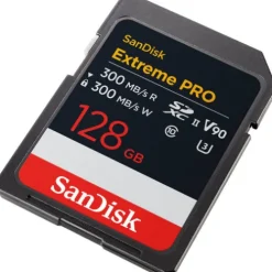 SanDisk Sd Memory Cards>Extreme Pro 128GB SDXC UHS-II 300MB/s Memory Card - V90