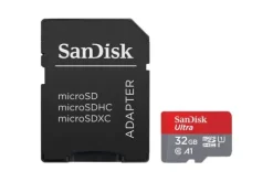 Sandisk Microsd Memory Cards>Ultra 32GB microSDHC UHS-I 120MB/s Memory Card with Adapter - V10