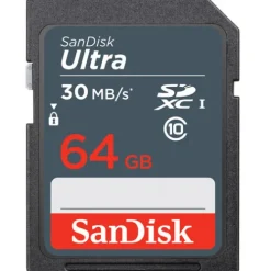 Sandisk Sd Memory Cards>Ultra 64GB SDXC UHS-I 140MB/s Memory Card - V10