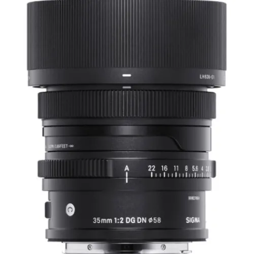 Sigma Sony Fe-Mount|Sony E-Mount>35mm f/2 DG Contemporary Lens for Sony E Mount - Black