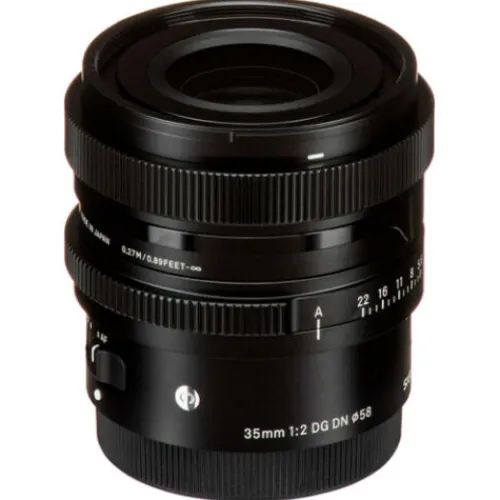 Sigma Sony Fe-Mount|Sony E-Mount>35mm f/2 DG Contemporary Lens for Sony E Mount - Black