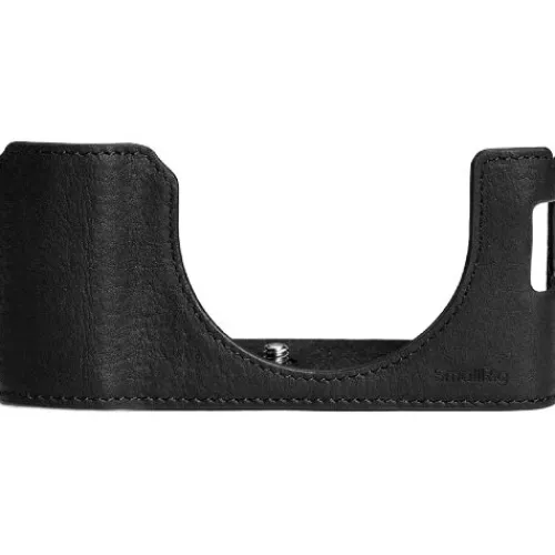 SmallRig Compact Camera Bags>Leather Half Case Kit for FUJIFILM X100VI (Black) 4700